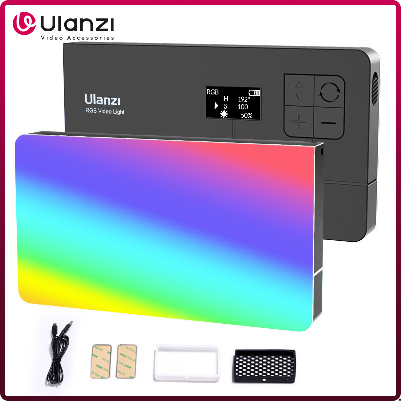 Photography Lighting With Umbrella - Ulanzi LT002ไฟ LED แฟลชวิดีโอพกพา7นิ้ว, แผงไฟ RGB