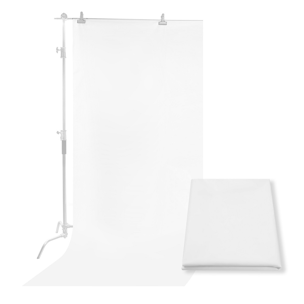 Photography Lighting White Background - 1.7*1/2/3/4M การถ่ายภาพพื้นหลังผ้านุ่มผ้าไนลอนสีขาวไม่มีรอยต่อ Diffuser สําหรับแสง Softbox การถ่ายภาพอุปกรณ์เสริม