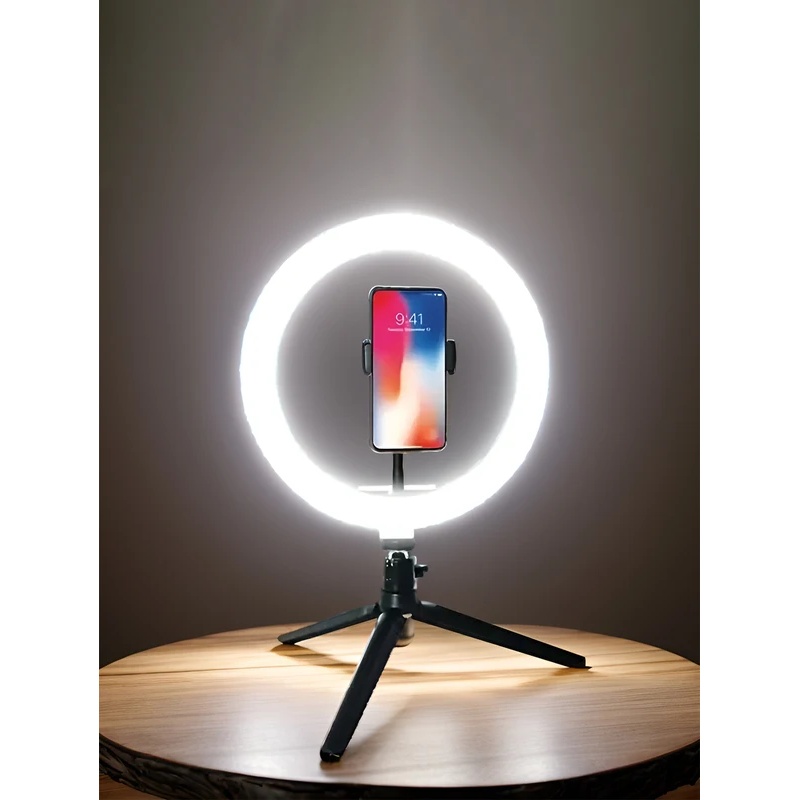 Photography Lighting With Umbrella - ไฟวงแหวน Desiontal ขนาด 26 ซม. พร้อมขาตั้งกล้อง,