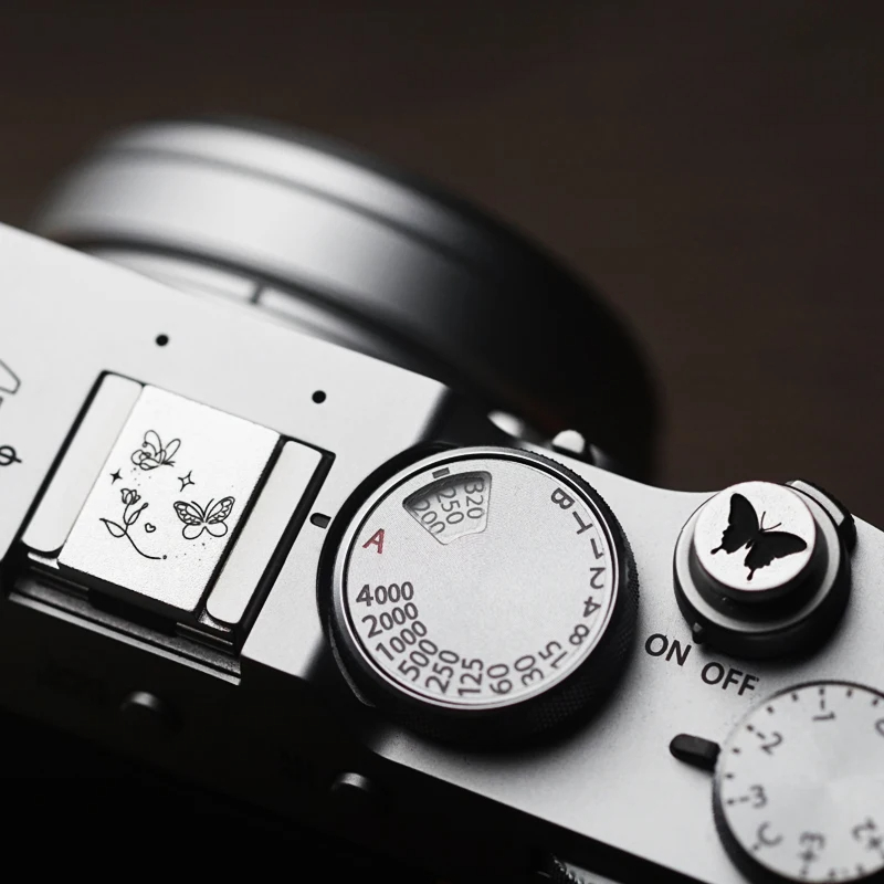 Fujifilm Camera X100Vi - ฝาครอบฮอตชูโลหะชุดปุ่มชัตเตอร์กันฝุ่นป้องกันรอยขีดข่วนสำหรับฟูจิฟิล์ม X100V X100VI XT50 XT30II XT3