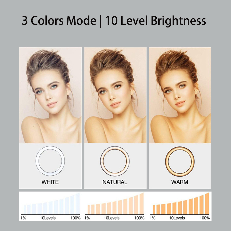 6 นิ้วแหวนแสงขาตั้งกล้อง LED B - Photography Lighting With Umbrella บทวิจารณ์และราคา