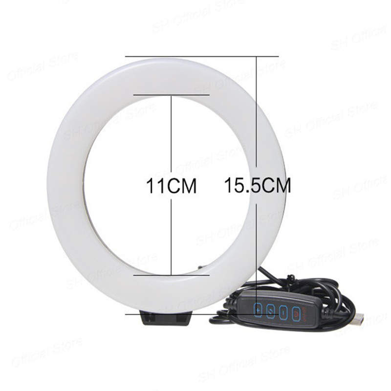 6 นิ้วแหวนแสงขาตั้งกล้อง LED B - Photography Lighting With Umbrella บทวิจารณ์และราคา