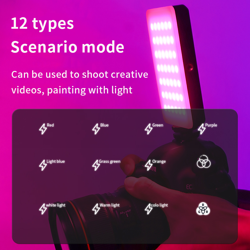 RGB Video Light แบบพกพา LED กล - Photography Lighting With Umbrella บทวิจารณ์และราคา