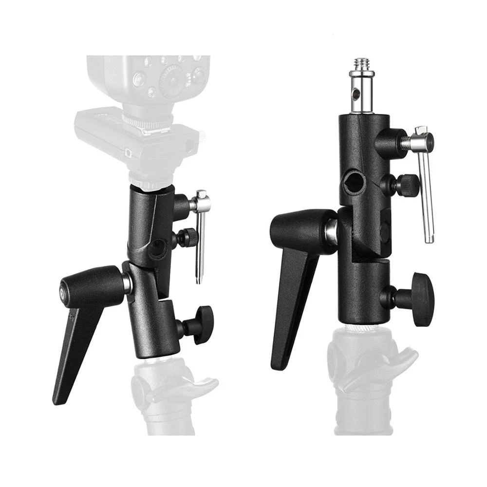 วงเล็บแฟลชรองเท้าร้อนผู้ถือร่ม - Photography Lighting With Umbrella บทวิจารณ์และราคา