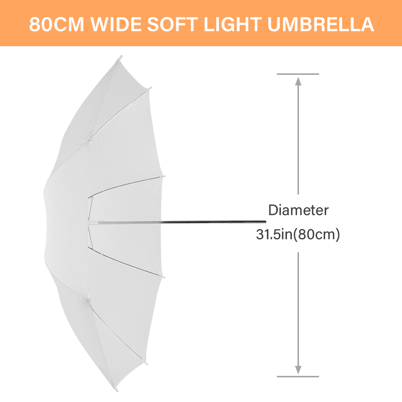 ร่มกระจายแสงสีขาวใสขนาด 76 * 8 - Photography Lighting With Umbrella บทวิจารณ์และราคา