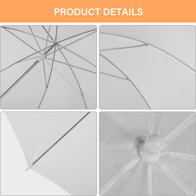ร่มกระจายแสงสีขาวใสขนาด 76 * 8 - Photography Lighting With Umbrella บทวิจารณ์และราคา
