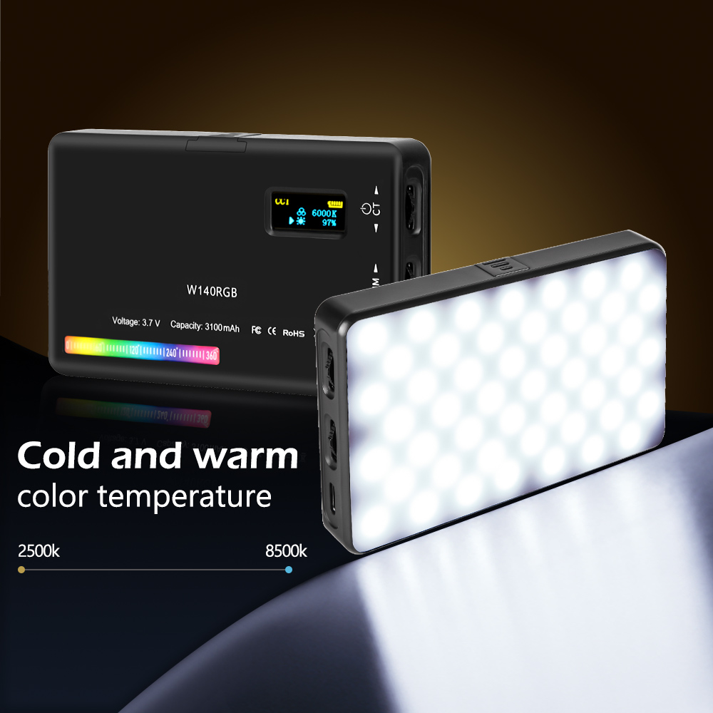 SH W140 ไฟวิดีโอ LED RGB 0-360 - Photography Lighting With Umbrella บทวิจารณ์และราคา