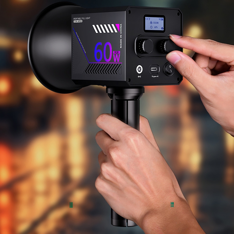 ไฟวิดีโอ RGB 60W แบบพกพา ไฟสตู - Photography Lightning บทวิจารณ์และราคา